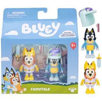 Giochi Preziosi Bluey Blue Φιγούρες 2 Τεμάχια - 2 Σχέδια BLY91110 8056379191872