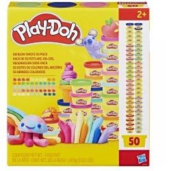 Hasbro Play-Doh Rainbow Favors 50 Pack G1761 5010996316905