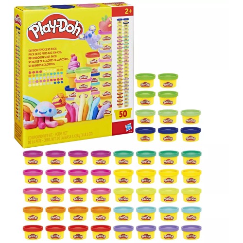 Hasbro Play-Doh Rainbow Favors 50 Pack G1761 5010996316905