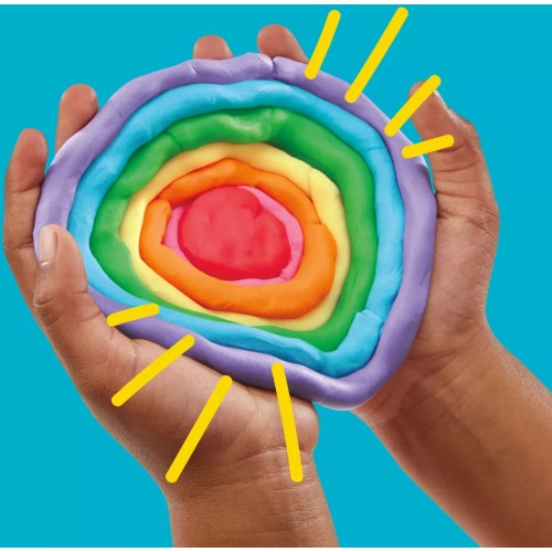 Hasbro Play-Doh Rainbow Favors 50 Pack G1761 5010996316905