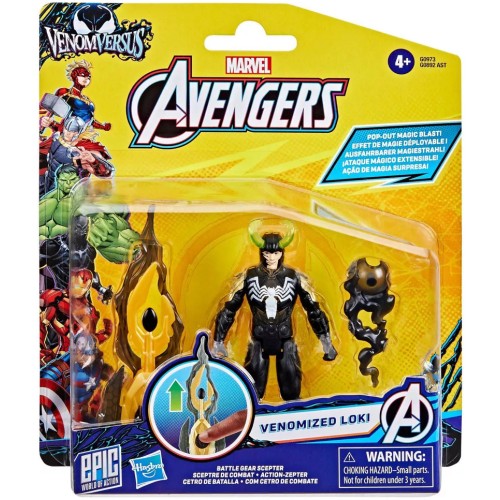 Hasbro Marvel Avengers Venomversus Epic World Of Action Super Venomized Gear Loki G0892 / G0973 5010996283856