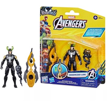 Hasbro Marvel Avengers Venomversus Epic World Of Action Super Venomized Gear Loki G0892 / G0973 5010996283856