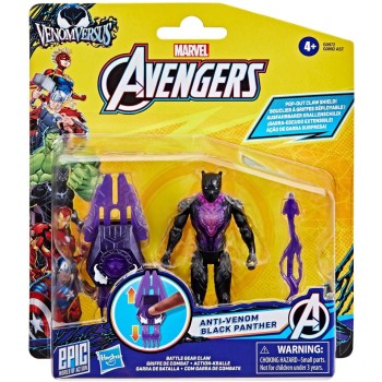 Hasbro Marvel Avengers Venom Vs Epic World Of Action Anti-Venom Black Panther Action Figure G0892 / G0972 5010996283849