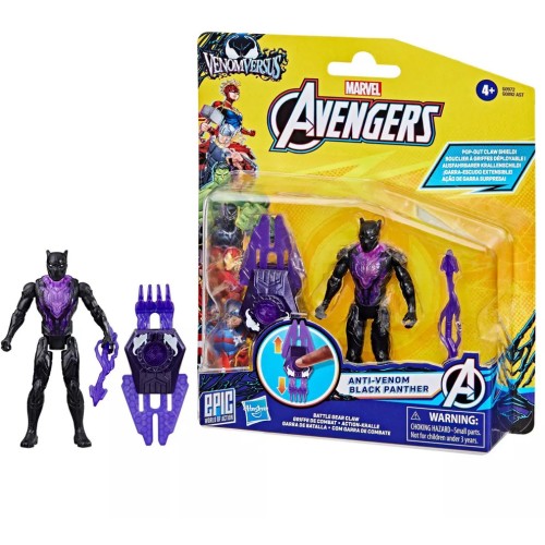 Hasbro Marvel Avengers Venom Vs Epic World Of Action Anti-Venom Black Panther Action Figure G0892 / G0972 5010996283849