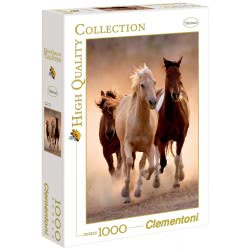 Clementoni Puzzle High Quality Collection Horses 1000 Pcs 1220-39168 8005125391684