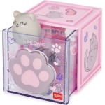 Legami Stackable Desk Storage Box - Cutie Cube - Kitty SBX0003 8052694030315