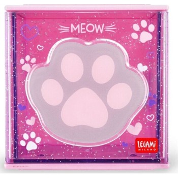 Legami Stackable Desk Storage Box - Cutie Cube - Kitty SBX0003 8052694030315