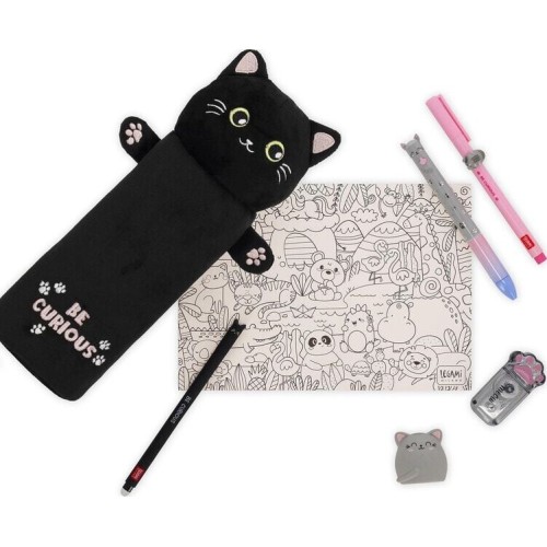 Legami Pencil Case - Super Soft! - Kitty PPC0005 8052694030216