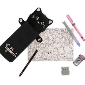 Legami Pencil Case - Super Soft! - Kitty PPC0005 8052694030216