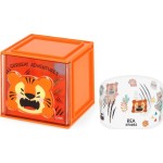 Legami  κουτί αποθήκευσης γραφείου & σετ αυτοκόλλητων - tiger SBX0004 8052694030322