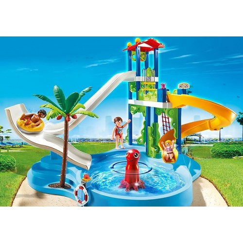 Playmobil Aqua Park Με Νεροτσουλήθρες 6669 4008789066695