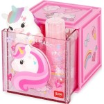 Legami Stackable Desk Storage Box - Cutie Cube - Unicorn SBX0001 8052694030292