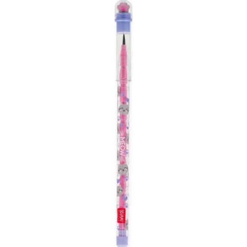Legami Stackable Pencil with Eraser - Take a Tip - Kitty STEKIT1 / STE0001 8052694030469