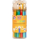 Legami Set of 24 Colouring Pencil with Sharpener - Teddy Friends TDP0001 8052694030452