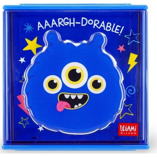 Legami Stackable Desk Storage Box - Cutie Cube - Monster SBX0006 8052694035754