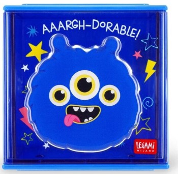 Legami Stackable Desk Storage Box - Cutie Cube - Monster SBX0006 8052694035754