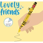 Legami decorative Bee Gel Pen from the Lovely Friends family CPPKIT12 / CPP0012 8052694030094