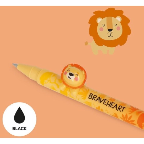 Legami  στυλό gel μαύρο mελάνι lovely friends lion CPPKIT13 / CPP0013 8052694030117