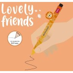 Legami decorative Lion Gel Pen from the Lovely Friends family CPPKIT13 / CPP0013 8052694030117
