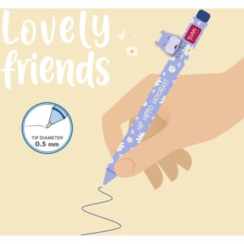 Legami decorative Hippo Gel Pen from the Lovely Friends family CPPKIT15 / CPP0015 8052694030155