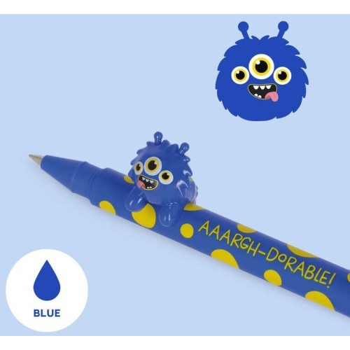 Legami  στυλό gel μπλέ mελάνι lovely friends monster CPPKIT14 / CPP0014 8052694030131