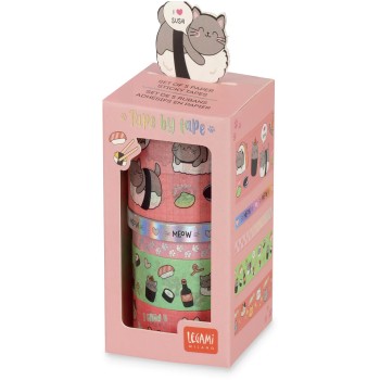 Legami Set Of 5 Paper Sticky Tapes - Tape By Tape TAPKIT9 8052694029975