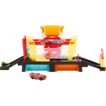 Mattel Disney Pixar Cars Disney and Pixar Cars Color Changers Race Ready Car Wash Playset & Color Changing Lightning Mcqueen JBM