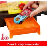 Mattel Disney Pixar Cars Disney and Pixar Cars Color Changers Race Ready Car Wash Playset & Color Changing Lightning Mcqueen JBM