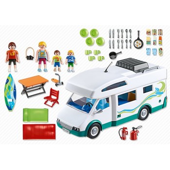 Playmobil Οικογενειακό Τροχόσπιτο 6671 4008789066718