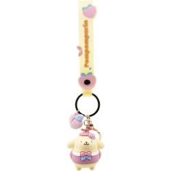 Yume Hello Kitty Keychain & Strap Peach Series Pompompurin TOY-0179 4895217516491