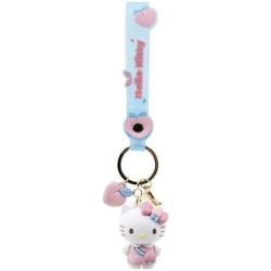 Yume Hello Kitty Keychain & Strap Peach Series Hello Kitty TOY-0179 4895217516460