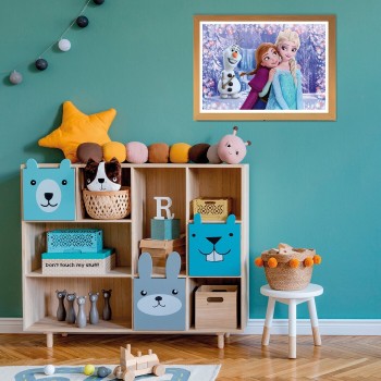 Clementoni παιδικό παζλ super color disney frozen 2x20 τμχ 1200-24825 8005125248254