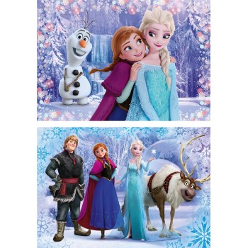 Clementoni Children's Puzzle Super Color Disney Frozen 2x20 pcs 1200-24825 8005125248254