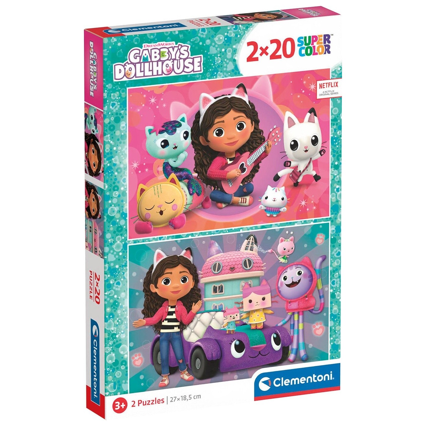 Clementoni παιδικό παζλ super color dreamworks gabbys dollhouse 2x20 ...