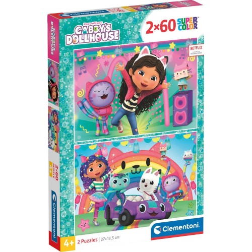 Clementoni Children's Puzzle Super Color Dreamworks Gabbys Dollhouse ...