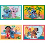 Clementoni Παιδικό Παζλ 4 In 1 Super Color Disney Stitch 12-16-20-24 Τμχ 1200-21745 8005125217458