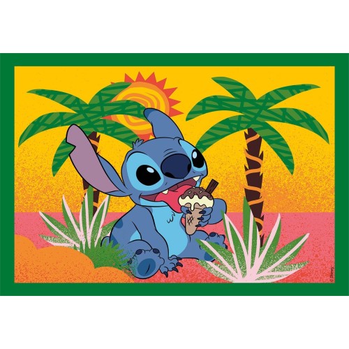 Clementoni Children's Puzzle 4 In 1 Super Color Disney Stitch 12-16-20 ...