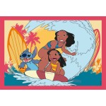 Clementoni Children's Puzzle 4 In 1 Super Color Disney Stitch 12-16-20-20-24 TMX 1200-21745 8005125217458
