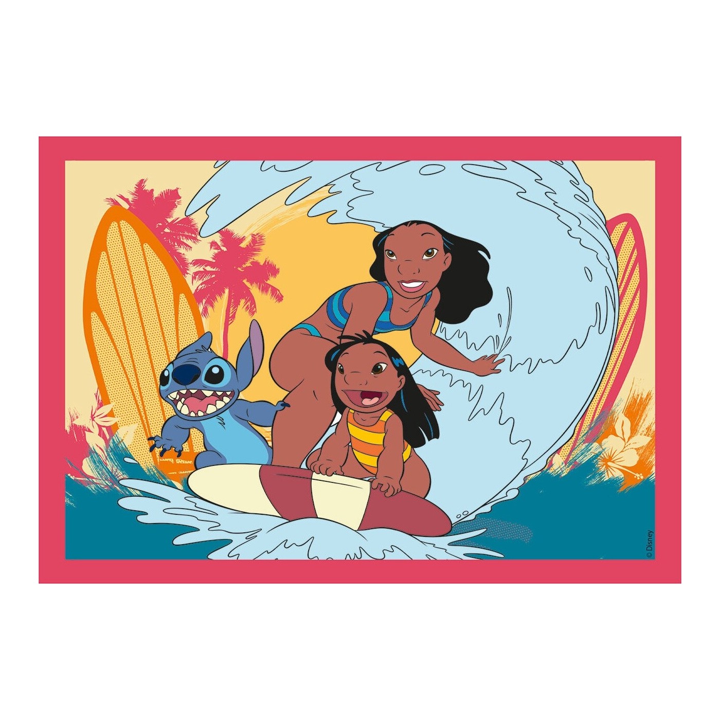 Clementoni Children's Puzzle 4 In 1 Super Color Disney Stitch 12-16-20 ...