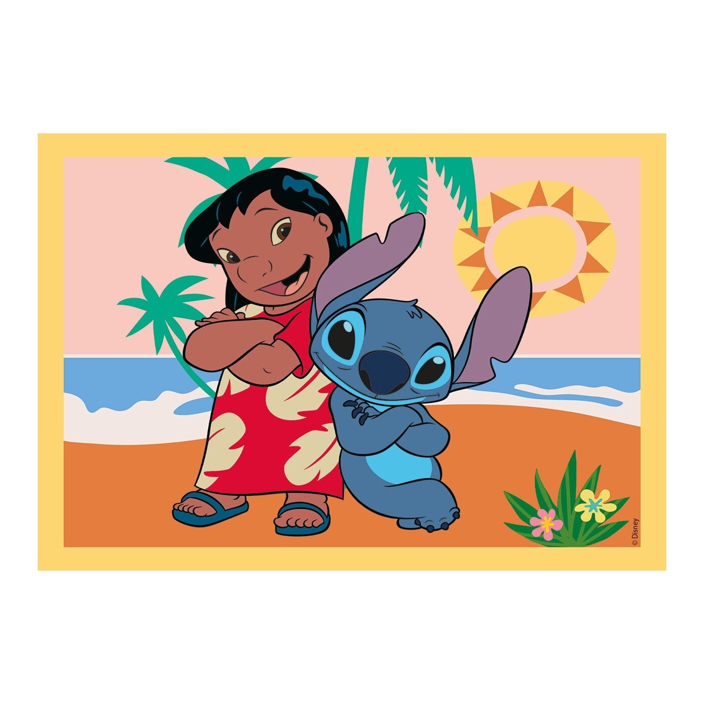 Clementoni Children's Puzzle 4 In 1 Super Color Disney Stitch 12-16-20 ...