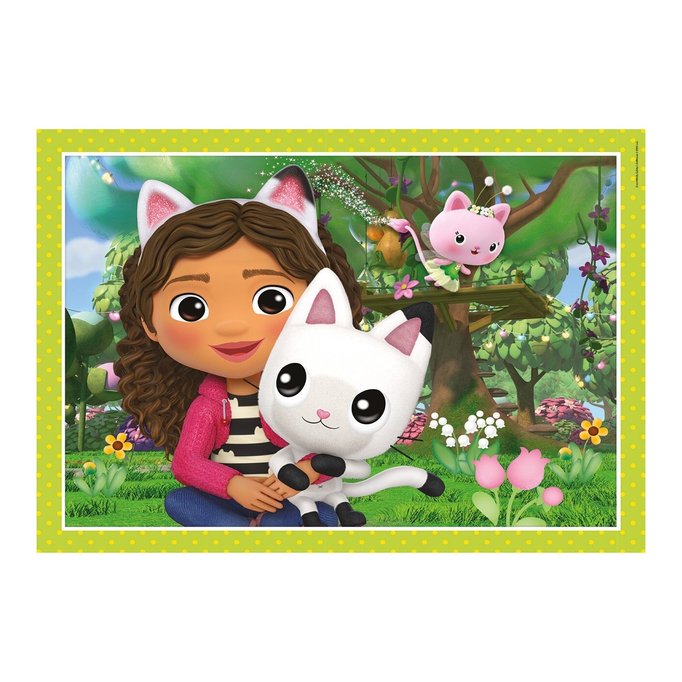 Clementoni Children's Puzzle 4 in 1 Super Color Dreamworks Gabbys ...