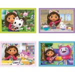 Clementoni Children's Puzzle 4 in 1 Super Color Dreamworks Gabbys Dollhouse 12-16-20-24 TMX 1200-21524 8005125215249
