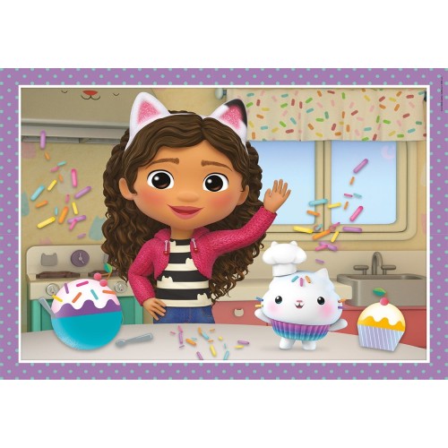 Clementoni παιδικό παζλ 4 in 1 super color dreamworks gabbys dollhouse ...