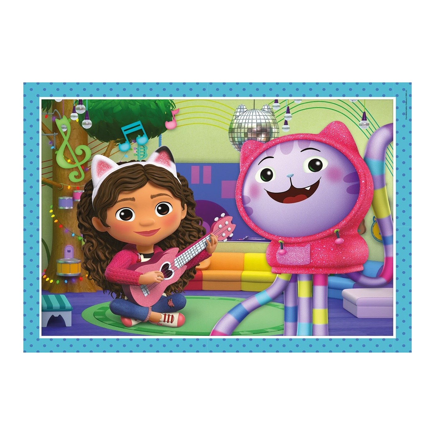 Clementoni Children's Puzzle 4 in 1 Super Color Dreamworks Gabbys ...