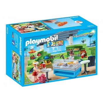 Playmobil Καντίνα Με Σνακ, Αναψυκτικά Και Είδη Θαλάσσης 6672 4008789066725