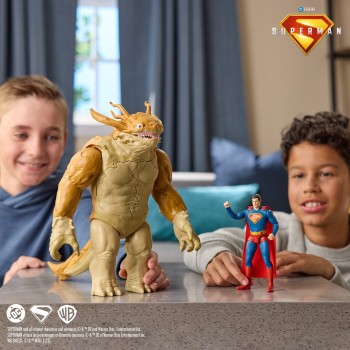 Spin Master DC Superman dc comics, superman, superman vs. kaiju slime battle, action figure with  k 6073195 681147069084