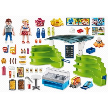 Playmobil Καντίνα Με Σνακ, Αναψυκτικά Και Είδη Θαλάσσης 6672 4008789066725