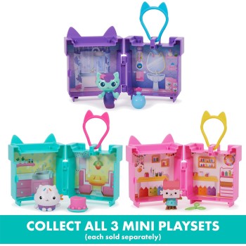 Spin Master Gabbys Dollhouse Gabby's Dollhouse: Mini Σπιτάκια Με Κλιπ (6065945) - 1 Τμχ 097742 778988349670