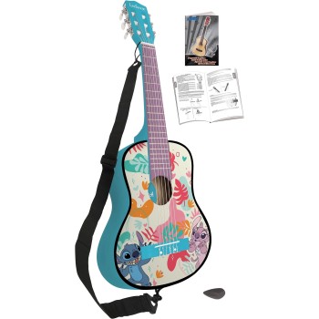Lexibook Disney Stitch Stitch Acoustic Guitar In Wood-31''/78Cm K2000D 3380743107608
