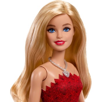 Barbie Mattel 80th Anniversary Ruby-red Celebration Fashion Doll Wearing Red Dress With Accessories JGD25 194735311200